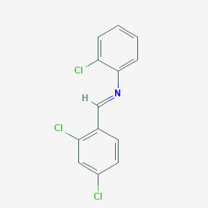 2-Chloro-N-(2,4-dichlorobenzylidene)aniline