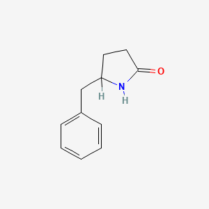 molecular formula C11H13NO B1194883 5-苄基吡咯烷-2-酮 CAS No. 14293-06-2