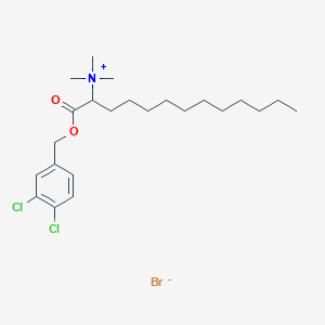 1-((3,4-Dichlorobenzyl)oxy)-N,N,N-trimethyl-1-oxo-2-tridecanaminium bromide