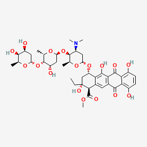 molecular formula C42H55NO17 B1194889 Marcellomycin CAS No. 63710-10-1
