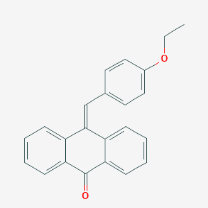 molecular formula C23H18O2 B11948902 10-(4-Ethoxybenzylidene)-9-anthrone CAS No. 144078-20-6