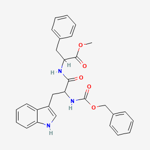 molecular formula C29H29N3O5 B11948905 Carbobenzyloxytryptophylphenylalanine methyl ester CAS No. 63328-40-5