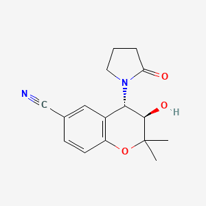 molecular formula C16H18N2O3 B1194892 Cromakalin 
