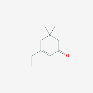 molecular formula C10H16O B11948920 3-Ethyl-5,5-dimethylcyclohex-2-en-1-one CAS No. 28017-78-9