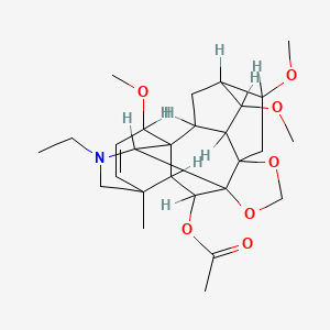 molecular formula C27H39NO7 B1194897 Tatsiensine CAS No. 86695-18-3