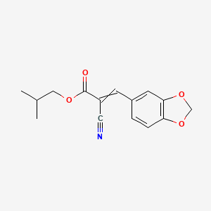 Isobutyl alpha-cyano-3,4-methylenedioxycinnamate