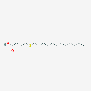 molecular formula C16H32O2S B11948997 4-(Dodecylsulfanyl)butanoic acid CAS No. 40520-14-7