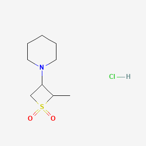 1-(2-Methyl-1,1-dioxido-3-thietanyl)piperidine hydrochloride