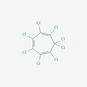 molecular formula C7Cl8 B11949087 Octachloro-1,3,5-cycloheptatriene CAS No. 21703-93-5