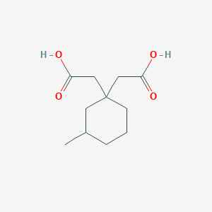 2-[1-(Carboxymethyl)-3-methylcyclohexyl]acetic acid