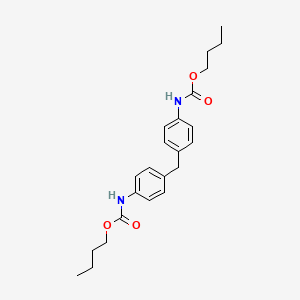 molecular formula C23H30N2O4 B11949159 4,4'-Methylenebis(butyl N-phenylcarbamate) CAS No. 47636-24-8