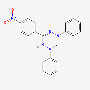 1,2,4,5-Tetrazine, 1,2,5,6-tetrahydro-3-(4-nitrophenyl)-1,5-diphenyl-