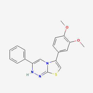 6-(3,4-dimethoxyphenyl)-3-phenyl-2H-[1,3]thiazolo[2,3-c][1,2,4]triazine