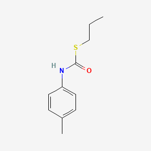 Carbamothioic acid, (4-methylphenyl)-, S-propyl ester