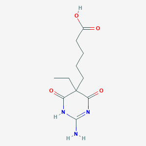 5-(5-Ethyl-2-imino-4,6-dioxohexahydro-5-pyrimidinyl)pentanoic acid