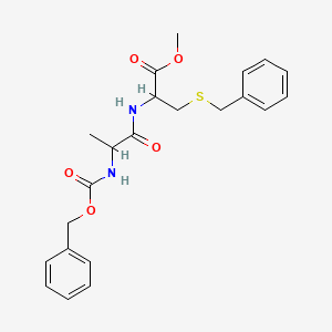 Methyl 3-benzylsulfanyl-2-[2-(phenylmethoxycarbonylamino)propanoylamino]propanoate