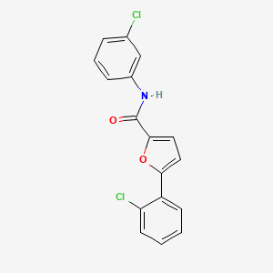 5-(2-chlorophenyl)-N-(3-chlorophenyl)furan-2-carboxamide