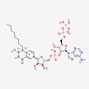 molecular formula C31H48N7O18P3 B1194956 Nadp-decanaldehyde CAS No. 70578-47-1