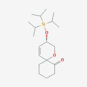 (3S)-3-{[Tri(propan-2-yl)silyl]oxy}-1-oxaspiro[5.5]undec-4-en-7-one