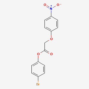 4-Bromophenyl (4-nitrophenoxy)acetate