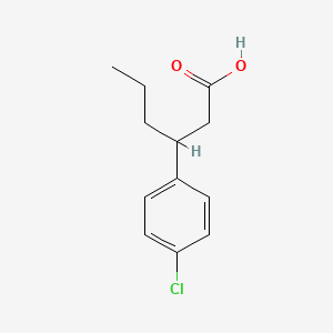 3-(4-Chlorophenyl)hexanoic acid