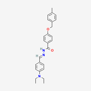 N'-{(E)-[4-(diethylamino)phenyl]methylidene}-4-[(4-methylbenzyl)oxy]benzohydrazide