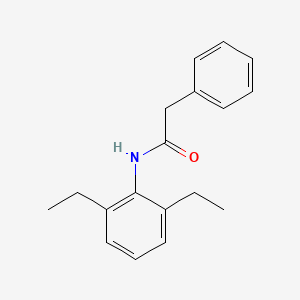 molecular formula C18H21NO B11949774 2',6'-Diethyl-2-phenylacetanilide CAS No. 65807-74-1