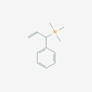 molecular formula C12H18Si B11949790 Trimethyl(1-phenyl-2-propenyl)silane 