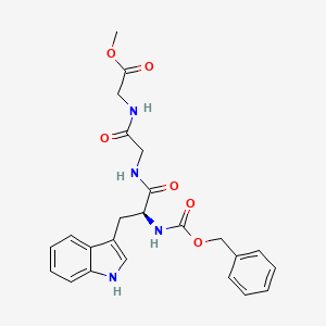 molecular formula C24H26N4O6 B11949830 Cbz-Trp-Gly-Gly-OMe CAS No. 20696-67-7