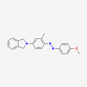 2-{4-[(E)-(4-methoxyphenyl)diazenyl]-3-methylphenyl}isoindoline