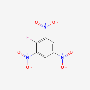 molecular formula C6H2FN3O6 B1194986 1-氟-2,4,6-三硝基苯 CAS No. 364-44-3