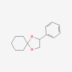 molecular formula C14H18O2 B11949871 2-Phenyl-1,4-dioxaspiro[4.5]decane CAS No. 55668-47-8