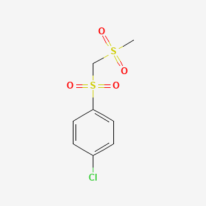 1-Chloro-4-(methylsulfonylmethylsulfonyl)benzene