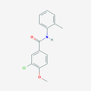 3-chloro-4-methoxy-N-(2-methylphenyl)benzamide