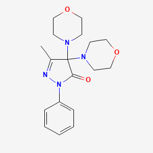 3-Methyl-4,4-dimorpholino-1-phenyl-1H-pyrazol-5(4H)-one