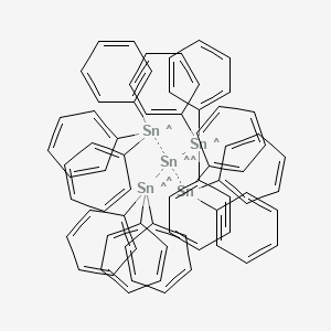 molecular formula C72H60Sn5 B11950025 CID 11979360 CAS No. 4554-93-2