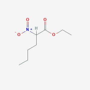 molecular formula C8H15NO4 B11950091 Ethyl 2-nitrohexanoate CAS No. 4447-54-5