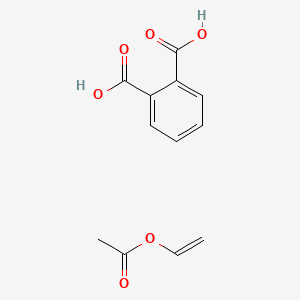 molecular formula C12H12O6 B1195025 Polyvinyl acetate phthalate CAS No. 53237-50-6