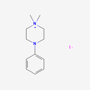 molecular formula C12H19IN2 B1195028 1,1-Dimethyl-4-phenylpiperazinium iodide CAS No. 54-77-3