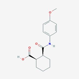 cis-Hexahydro-N-(4-methoxyphenyl)phthalamic acid