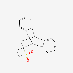 9,10-Dihydrospiro[9,10-ethanoanthracene-11,2'-thietane] 1',1'-dioxide