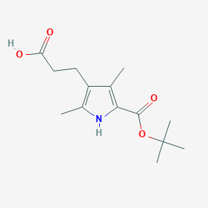 3-(5-(tert-Butoxycarbonyl)-2,4-dimethyl-1H-pyrrol-3-yl)propanoic acid