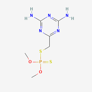 molecular formula C6H12N5O2PS2 B1195053 灭蚊威 CAS No. 78-57-9