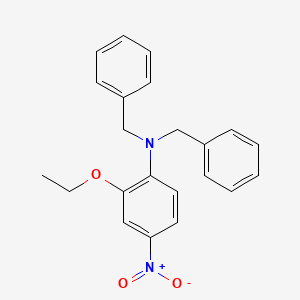 N-(2-Ethoxy-4-nitrophenyl)dibenzylamine