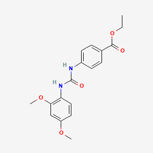 Ethyl 4-[(2,4-dimethoxyphenyl)carbamoylamino]benzoate