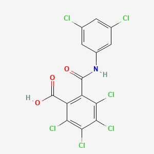 3,3',4,5,5',6-Hexachlorophthalanilic acid