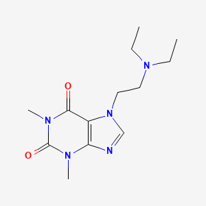 molecular formula C13H21N5O2 B1195060 埃他米菲林 CAS No. 314-35-2