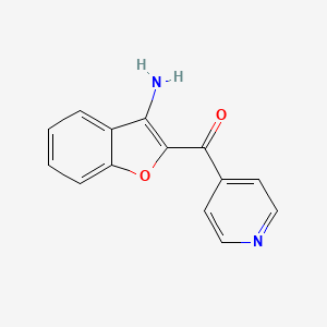 (3-Amino-1-benzofuran-2-YL)(4-pyridinyl)methanone