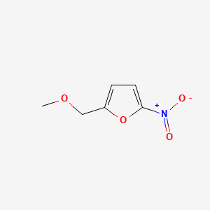 molecular formula C6H7NO4 B1195078 2-(Methoxymethyl)-5-nitrofuran CAS No. 586-84-5