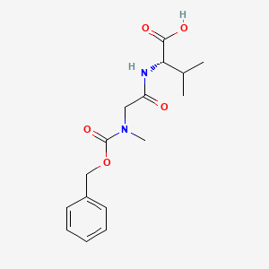 (S)-2-(2-(((Benzyloxy)carbonyl)(methyl)amino)acetamido)-3-methylbutanoic acid